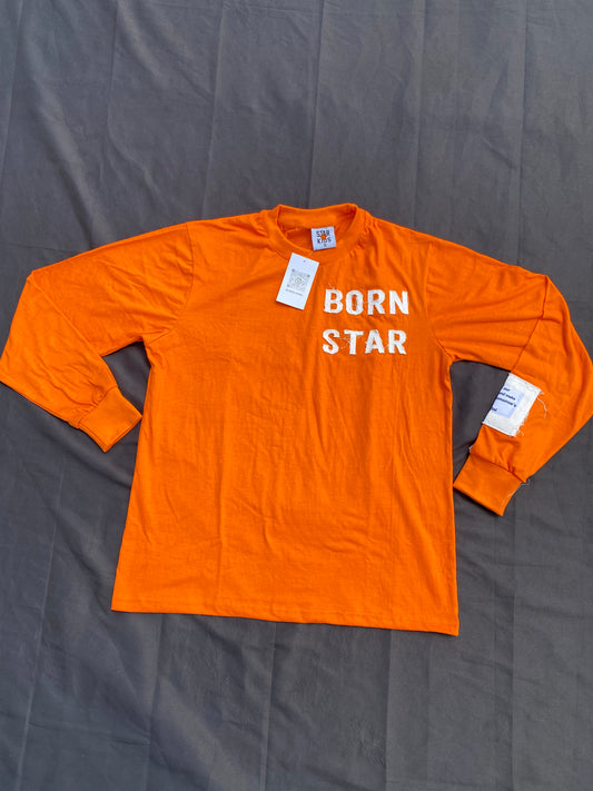 BORN STAR Orange Long Sleeve