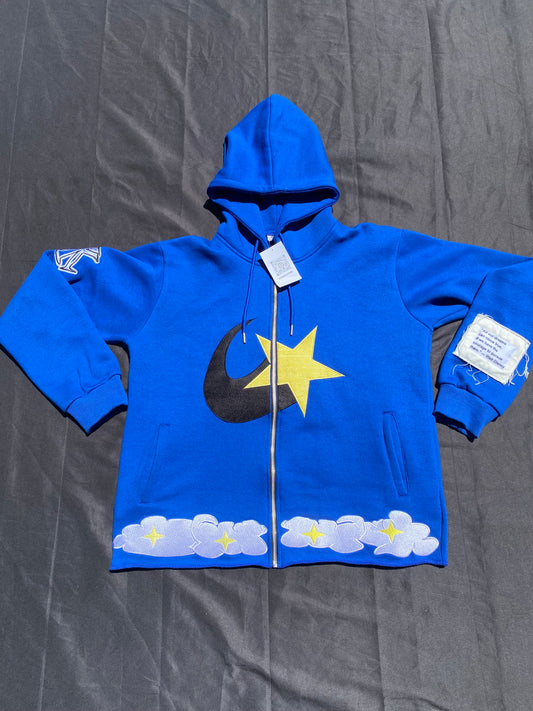 STAR KID “SK” Blue Zip Up