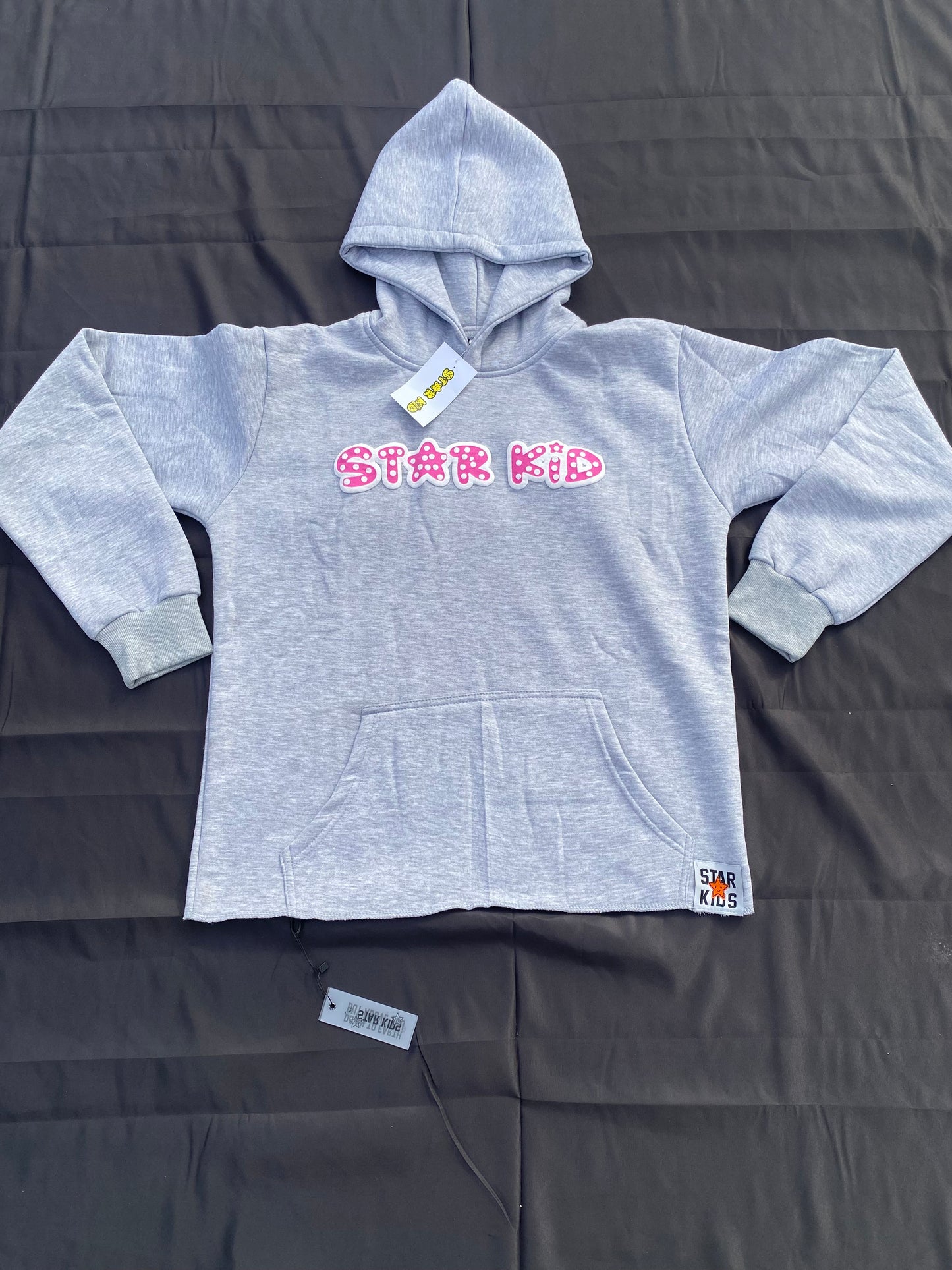 STAR KID Pink Rhinestone Hoodie